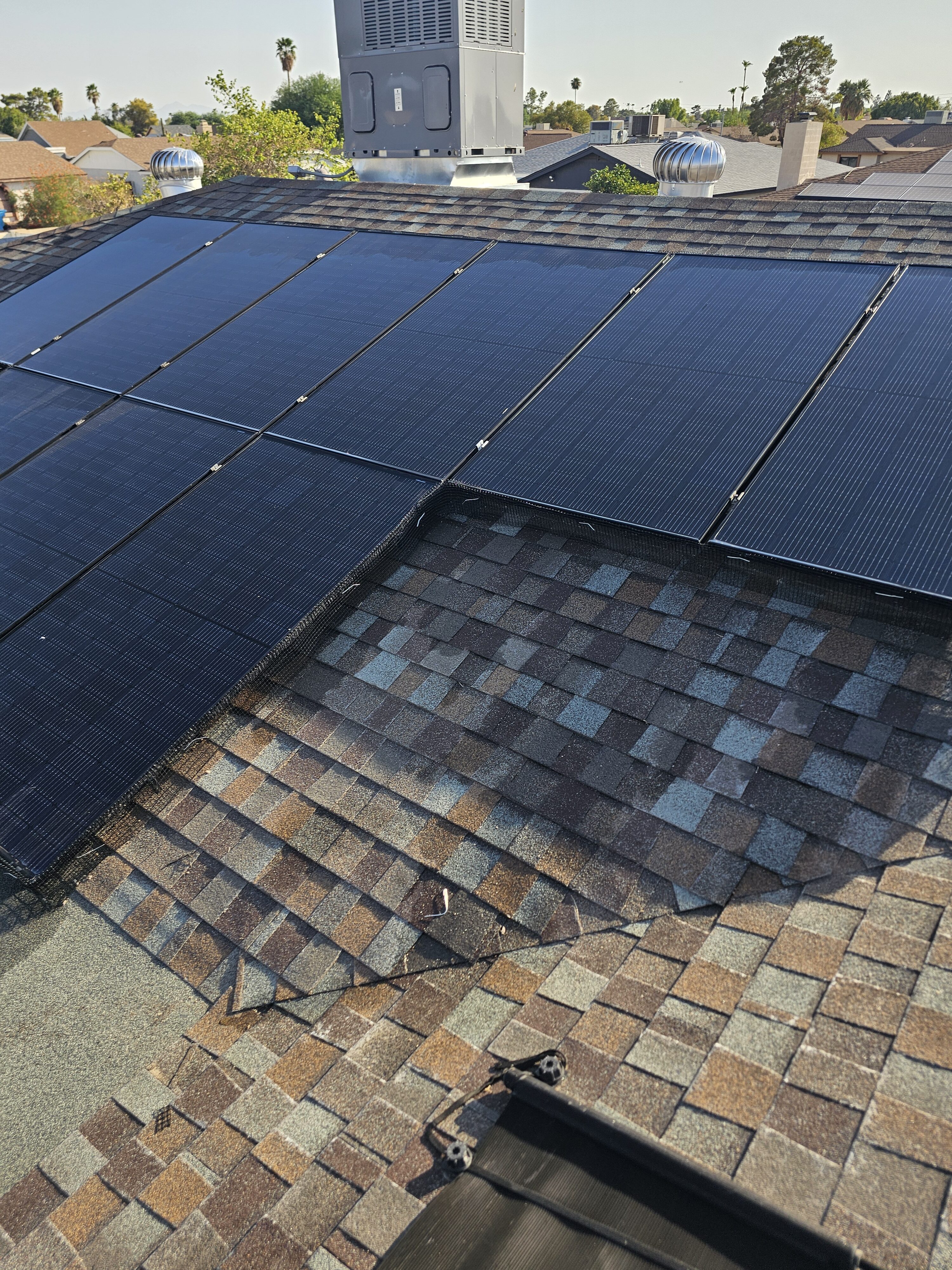 Alpha Exteriors residential solar panel cleaning in Phoenix, AZ